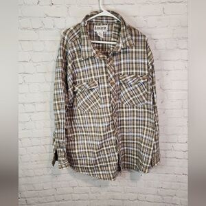 Men's Black Canyon longsleeve button-down shirt, size 3XL